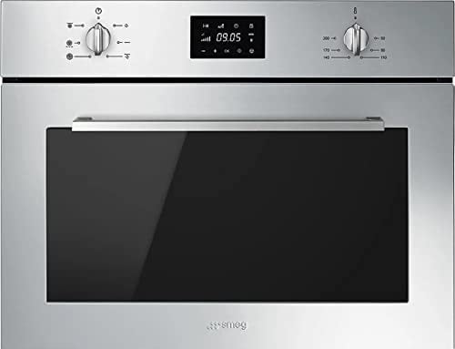 Smeg SF4400MCX1 - Forno Compatto, Cottura Microonde Combinato, 44 litri