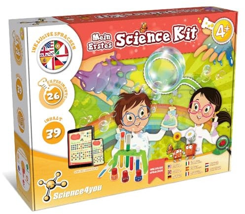 Science4you Mein erstes Experimentierkasten - Spiel mit Experimente für Kinder ab 4 - Spielzeug und Geschenke für Junge und Mädchen ab 4 5 6 7+ Jahre