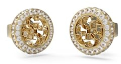 Ohrringe Guess 4G Crush JUBE04164JWYGT-U aus Edelstahl