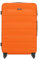 OCHNIK Großer Koffer | Hartschalenkoffer | Farbe: Orange | 76x49x29 cm | Größe: L | Reise-Koffer mit 4 Rollen | Trolley | Langlebig | Mit ABS | Numerische Sperre | Fassungsvermögen 94 L