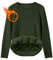 heekpek Maglione Donna Invernale Eleganti Girocollo Caldo Maglione con Fodera in Pile Basic Morbido Maglione a Maglia Manica Lunga Sweater, Verde Militare, S