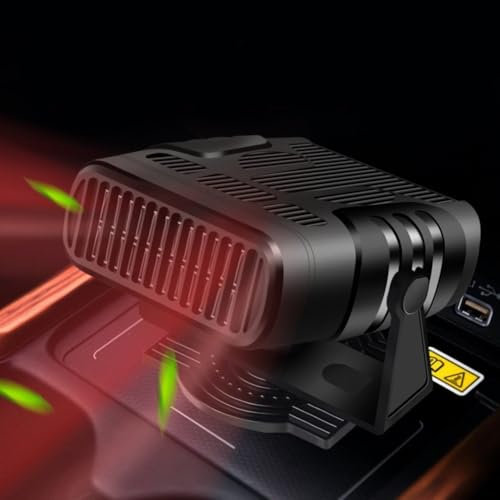 PETSTIBLE Chauffage de voiture 200 W 24 V - Chauffage d'air de stationnement - Ventilateur de dégivrage - Double usage - Chauffage à air chaud - Chauffage de voiture pour l'hiver