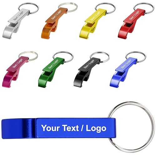 Schmalz® Porte-clés avec décapsuleur personnalisé en aluminium avec gravure (1)