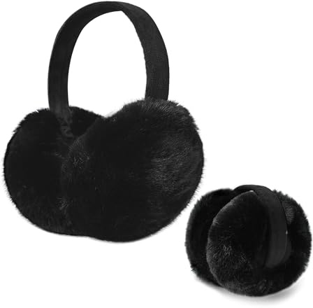 AUSUAYA Cache-oreilles en peluche pour cache-oreilles d'hiver, cache-oreilles chaudes IT-E-M2