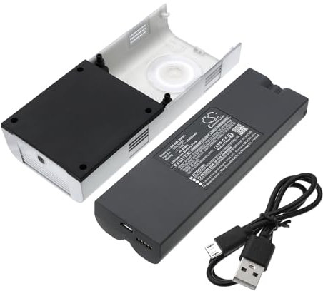 TECHTEK Battery 12400mAh compatible with [Ring] Video Doorbell, Video Doorbell 3, 3 Plus, 4 replaces V4