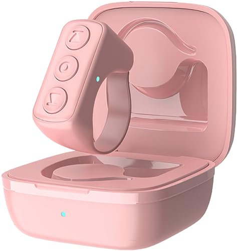 findtime Scrolling Ring Tik Tok Fernbedienung Smart Ring Finger Bluetooth kompatibel mit Android iOS Tiktok Scroll Ring Remote Control Page Turner Smartringe für Herren Damen