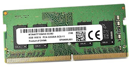 Sirxlevcy DDR4 8GB 3200MHz RAM Memory Remplacement Pièces de Rechange PC4-25600 1.2V SODIMM Memory 260 Pin RAM Memory Laptop RAM Memory