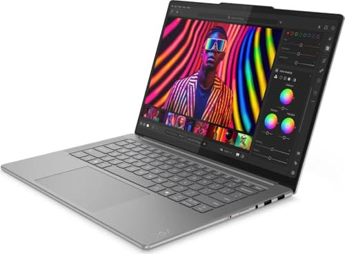 Lenovo Yoga Pro 7i Aura Edition Laptop | AI-PC | 14.5 3K OLED | Intel Core Ultra 9 285H | 32GB RAM | 1TB SSD | Intel Arc 140T GPU | Win11 Pro | QWERTZ Beleuchtet | Grau | 2 Jahre Premium Care
