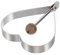 WATIIFUFU Molde Para Huevos Fritos De Acero Inoxidable, Molde Para Panqueques, Soporte Para Huevos De Metal, Molde Para Hamburguesas, Molde Para Huevos A La Plancha, Molde Para Panqueques,