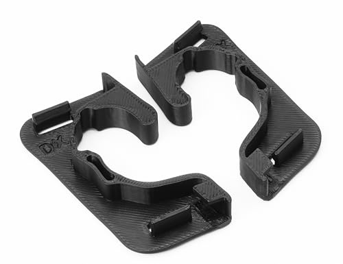 Ricreo Coppia Ganci Destro‑Sinistro Supporto Mensola Cappelliera Baule Compatibile con Fiat 500X 2014‑2024 | Adatto a Fiat Panda 2012‑2023, per Alfa Romeo Giulietta 2010‑2020, compatibile con Renegade