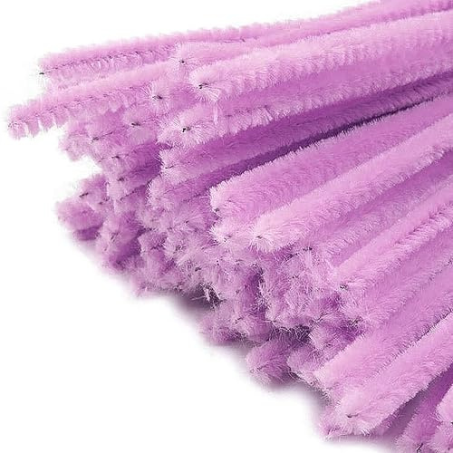 Pfeifenreiniger 20er Set Chenille-Draht 6mm x 30cm, Farbe wählbar | Flexibler Chenilledraht zum Biegen, Formen, Flechten und Basteln – ideal für kreative DIY-Projekte
