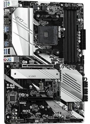 Placa Base Fit For ASRock X570 PRO4 Socket AM4 Placa Base PCIe 4.0 M.2 USB3. Compatible con Placa for Juegos Ryzen 7 5800X 5600X 3700X DDR4 ATX