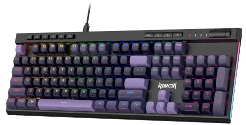 Redragon K580 HE Tastatur Kabelgebunden US ANSI | Mechanische Gaming Tastatur Hall Effekt Rapid Trigger Präzise Betätigung