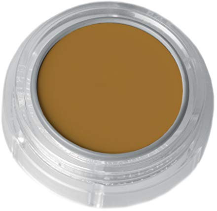 GRIMAS Camouflage Make-Up Pure, Farbe D2 dunkle Haut, 2,5 ml | Hochpigmentierte Extrem Deckende Profi-Schminke