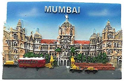 3D Mumbai India fridge magnet,Home & kitchen decoration magnetic sticker Mumbai India refrigerator magnet tourist souvenir gift