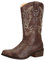 SheSole Stivali da cowboy da donna, larghi, in vitello, stile western, Marrone, 37 EU