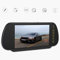 Wendry Display LCD per Auto,Interfaccia Video Av1 AV2,Protezione da cortocircuito per Auto da 7 Pollici Specchio retrovisore Monitor LCD con oscuramento Automatico Telecamera Posteriore