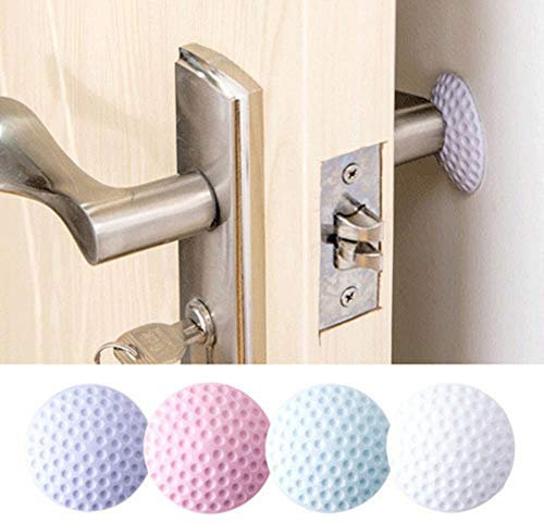 Großhandel Baby Türschloss Schutz Gummi Türklinke Schutz Stoßdämpfer Matte Pad Silent Mute Touch Pad Türgriff Kollision, 4 Stücke Zufällige Farbe, China