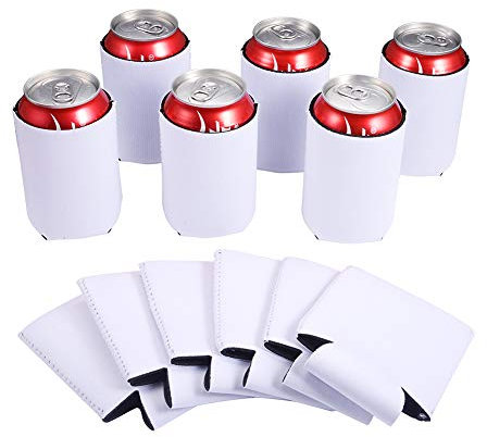 Weiye Sublimationsrohlinge Dosenkühler – 12 Stück Neopren-Bierkühler, ideal für DIY-Projekte für Hochzeit, Junggesellinnenabschied, Geburtstage
