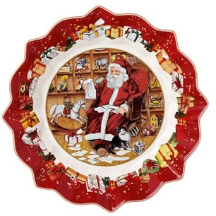 Villeroy & Boch 14-8332-3601 Gebäckteller, 0,38l, Porzellan, Rot