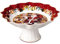 Villeroy & Boch 14-8332-3601 Pastry Plate, Porcelain, Red