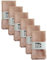 6er Set Stoffservietten Leinenservietten Baumwolle 100% Natur Leinen Tischdekoration Küche Esstisch Abendessen Cafe Restaurant 40 * 40CM Familienessen Hochzeiten Cocktail Startseite (Rosa)