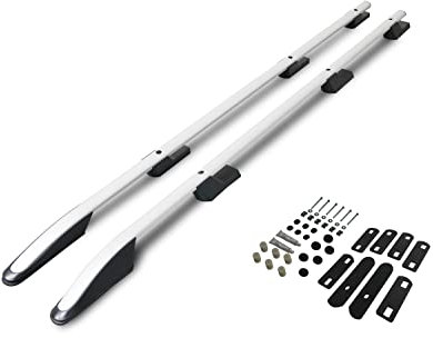 Chromemaster | Dachreling Dachträger | Kompatibel mit Renault Trafic 2003-2014 Short; Zur Befestigung der Dachgepäckträger, Dachboxen oder Dachfahrradträger | Robuste Konstruktion aus Aluminium | TÜV