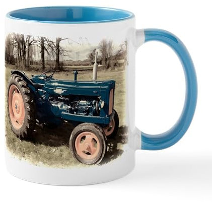 CafePress Fordson Vintage Farm Tractor Mugs 11 oz (325 ml) Ceramic Coffee Mug