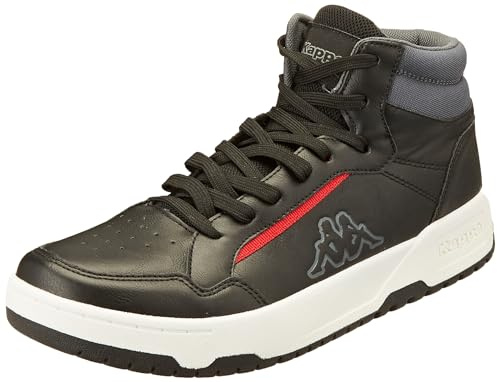 Kappa Stylecode: 243317 Hailes Unisex Sneaker, Black Grey, 43 EU