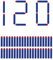 VReder 7.2cm Schaumstoff Darts Nachfüllkugel für Nerf Gun Bullets N-Strike Elite Series Darts Blasters Blau (120 Stück)