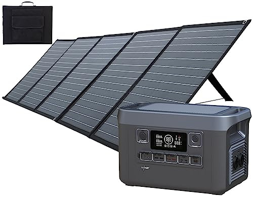 Kit batterie/convertisseur solaire 1920 Wh / 2400 W avec panneau pliant 200W [revolt]