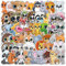 Tiere Aufkleber Große Augen Tiere Sticker Set 50 Stücke Niedlich Deko für Auto Laptop Skateboard Fahrrad Moped Motorrad Fahrrad Computer,Geeignet für Erwachsene Kinder