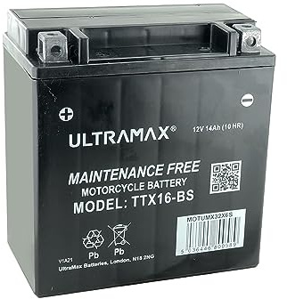 TRIUMPH Tiger 800 XC 2011> Upgrade Sealed Maintenance Free Battery YTX16-BS