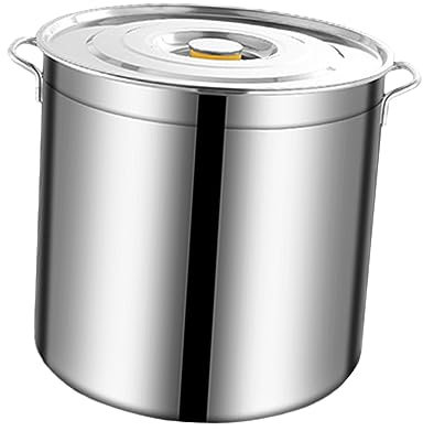 Fonowx Stainless Steel Stockpot Canning Pasta Pot Large Soup Pot Tall Cooking Pot for Hotel, 10L