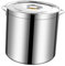 Fonowx Stainless Steel Stockpot Canning Pasta Pot Large Soup Pot Tall Cooking Pot for Hotel, 10L