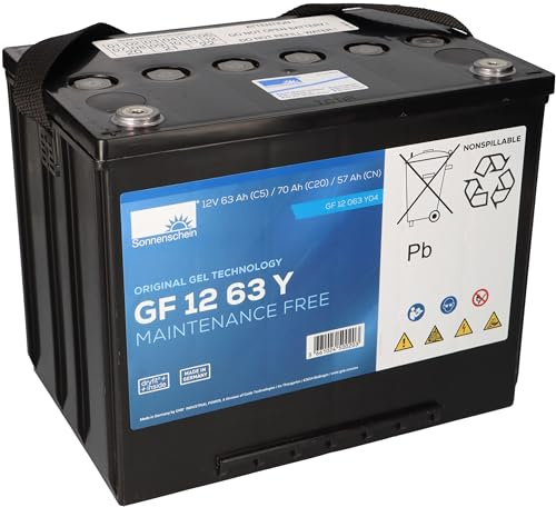 Ersatzakku für Columbus Reinigungsmaschine RA 35 B10, 12V 63Ah | Gel Batterie