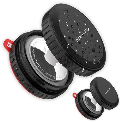AirTag 2er Pack IPX8 Wasserdichte Halterung Mit Ultra Steuerrohr Aufkleber, Hartes PC-Material Holder für Auto, Fahrrad, Motorrad, Wallet, Gepäck, Zubehör - Kompatibel Mit Apple AirTag