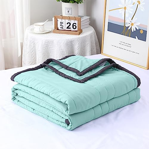Leichte Sommerdecke Baumwolle für Erwachsene Kinder, Atmungsaktive Kühldecken kann Körper kühl halten,Baby Sommer Decke Kuscheldecke Geburtstagsgeschenk Angebote Des Tages Heute (C-02, 100×150)