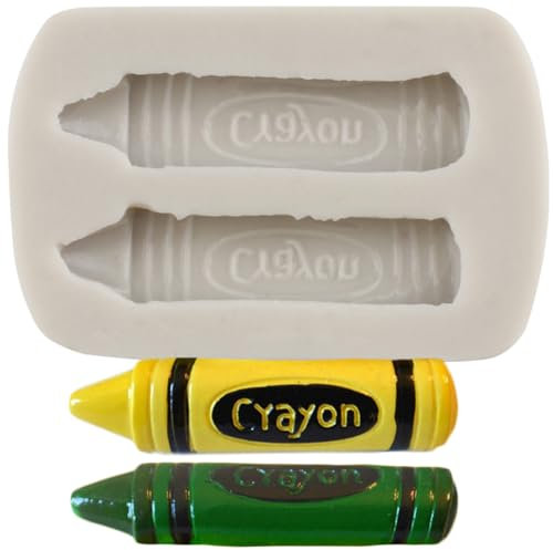 MINFEIDMS Moule À Fondant En Silicone Crayon Pour Décoration De Gâteaux Au Sucre Garniture De Cupcake Pâte De Gomme Au Chocolat Bonbons Argile Polymère