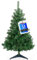 Blumtal künstlicher Weihnachtsbaum 120cm - Weihnachtsbaum künstlich mit naturgetreuen PVC-Nadeln und robustem Stellfuß - künstlicher Weihnachtsbaum klein - Christbaum - Kunst Tannenbaum künstlich