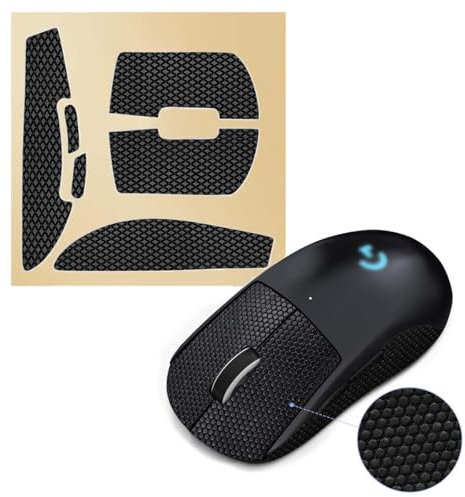 1 Set Anti-Slip Mouse Sticker Mouse Grip Tape for GPW X Superlight Gaming Mouse,Suit for Logitech G Pro X Superlight Wireless,Black Grip Sticker for Wireless Mouse