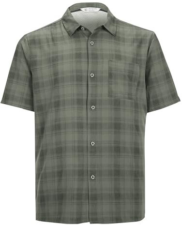 killtec Herren Funktionshemd KOS 98 MN WVN SHRT, helloliv, XL, 38009-000