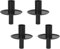 Elegant Table Centerpieces Wine Bottle Toppers Taper Candle Holders Bottle Insert Iron Candlestick Pack of 4Pcs