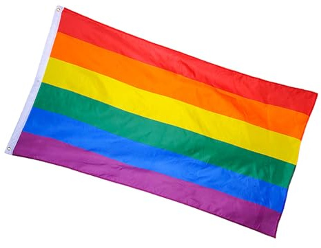 BESPORTBLE „is Welcome Here“-pride-flagge Große Regenbogenflagge 60 X 90 Cm Polyester-banner Gay-pride-flagge Wiederverwendbar Leuchtende Farben Für Die Innen-/außendekoration