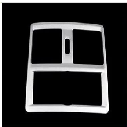 Auto-Innenraumaufkleber Für Mercedes Für Benz ML350 320 2012 GL X166 GLE Coupé C292 AMG W166 350d GLS Klimaanlagenabdeckung Mittelkonsole Aufkleber(Silber)