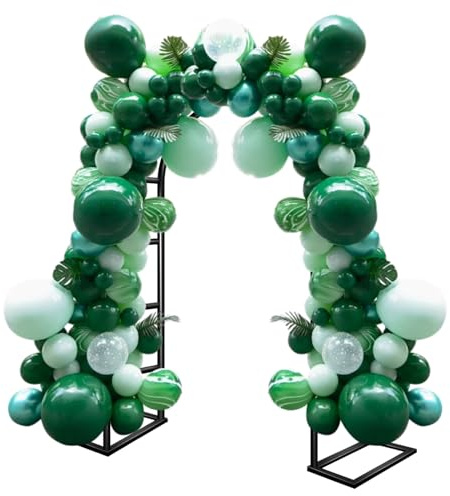 Metall Garten Pergola Bogen Spalier für Kletterpflanzen Hochzeit Bogen für Rosen und Gemüse freistehend Outdoor Spalier (Schwarz 2,8 x 2,2 m)