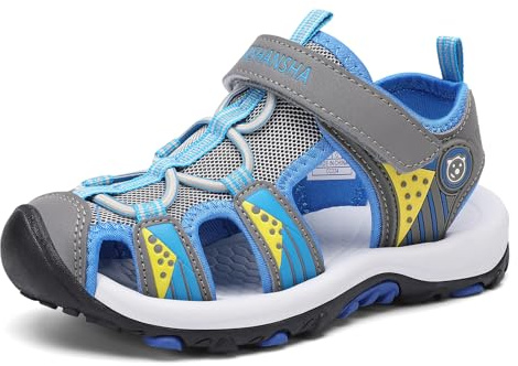 Mishansha Sandalias de Verano para Niños Niñas Puntera Cerrada Tallas 25-38 | Deportivas, Senderismo, Ligeras, Transpirables, Antideslizante, Outdoor,Cangrejeras