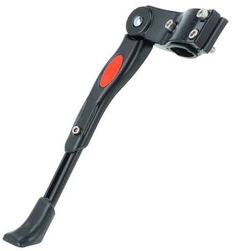 vhbw Fahrradständer kompatibel mit Fahrräder 24 | 28, 26 - Hinterbauständer Schwarz