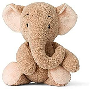 WWF Plüsch Ebu, der Elefant [beige] (22cm, Knisterohren), realistisch gestaltetes Plüschtier, Super weiches, lebensecht gestaltetes Plüschtier zum Knuddeln und Liebhaben, Handwäsche möglich