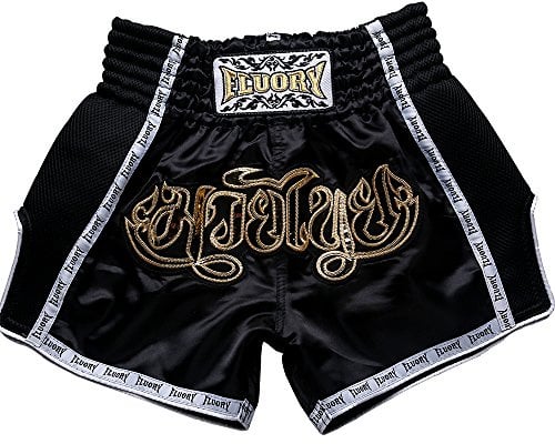 FLUORY Muay Thai Fight Shorts, MMA Shorts Bekleidung Training Käfig Kampf Grappling Martial Arts Kickboxing Shorts Kleidung